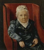 Rosina Wieser in an Armchair