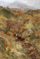 Sheep by a Mountain Stream