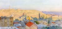 Jerusalem with the Church of the Holy Sepulchre