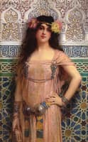 Woman with Tamborine