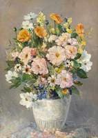 Still Life of Summer Flowers