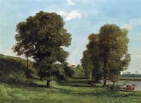 Large Oaks, by the Water, Port-Berteau