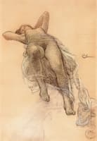 Allegory of Fame: A sketch for the ceiling of the Stockholm Opera House