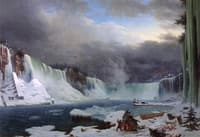 The Niagara Falls in Winter