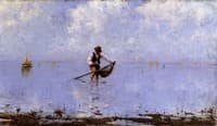 Fisherman in the Venetian Lagoon