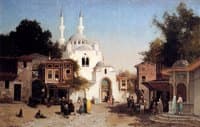 Outside the Mosque