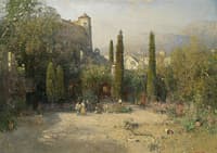 Garden Scene in the Etschtal