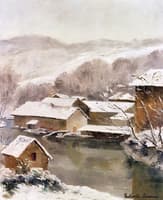 The Effect of Snow in Uzerche