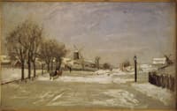 Winter. View of Eriksberg, Stockholm