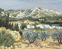 Les Alpilles en ete