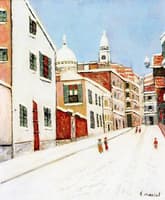Montmartre in the Snow