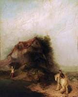 Farmhouse with a White Horse