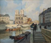 Apres l'orage, sur le Quai Notre Dame