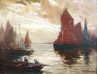 Scène de port