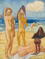 Bathers on the Banks of the Nile