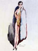 Nude Woman in Fur