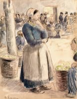 Peasants at the Market in Gisors