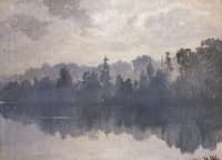 Krestovsky Island in the Fog