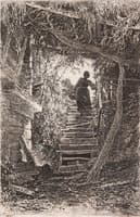 Peasant Woman on the Stairs