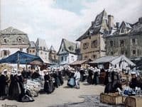 Breton market scene