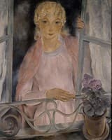 Jeune fille au balcon