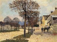 Street in Marly, Entrance to Village