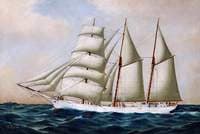 Guernsey Barque 'Lizzie', Built 1875
