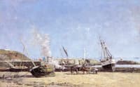 Portreux, the Port at Low Tide