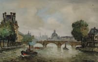 Tug boat on The Seine