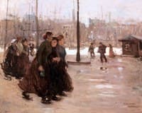 Femmes de marins sur les quais de Boulogne-sur-Mer