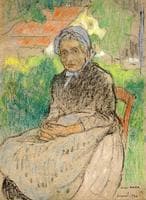 Woman in a Garden