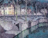 Quay in Moonlight