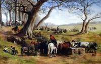 The Horse Fair, an Italian Scene