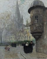 Vue de la Place des Ducs