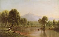 Mount Washington, New Hampshire, from the Saco River