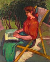 Young Girl Reading