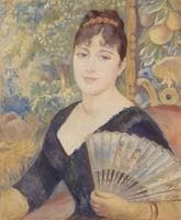Woman with a fan
