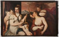 Venus Ties Cupid's Eyes