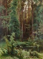 Landscape with a Forest Lake