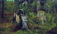 Landscape with a Stump