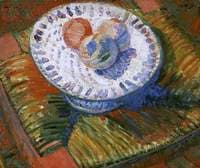 Apples on a Wicker Chair