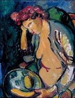Girl Holding a Dish