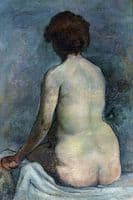 Female nude from the back