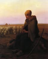A Resting Shepherdess