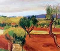 Landscape at Aix, France