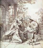 Elegant Company on a Terrace