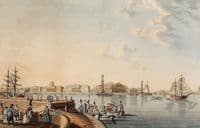 The Spit of Vasilyevsky Island, as seen from the Palace embankment