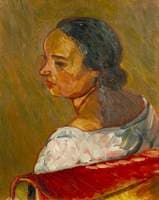 Model, Head Turned to Left