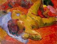 Nude with a Blue Pillow