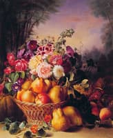 Still Life of Flowers and Fruits